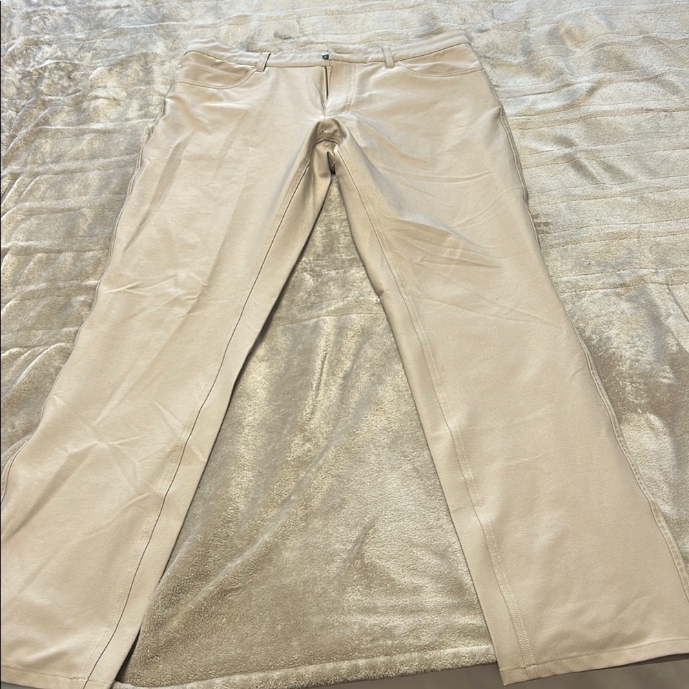 FJ Men's Tan Golf Pants